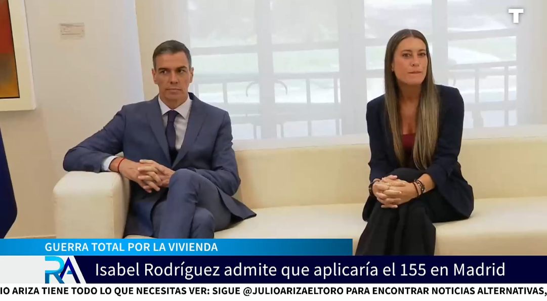 Isabel Rodríguez quiere aplicar el 155 en Madrid por los problemas en vivienda