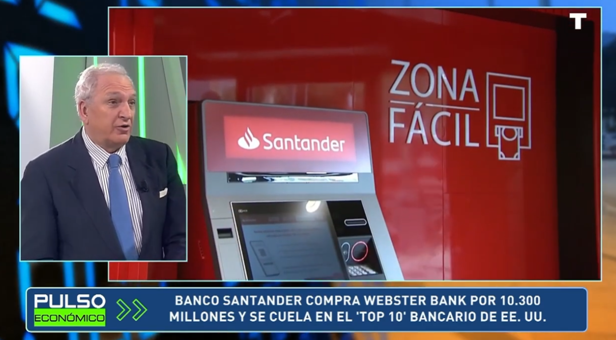 Santander compra Webster Bank por 10.300 millones para reforzarse en Estados Unidos