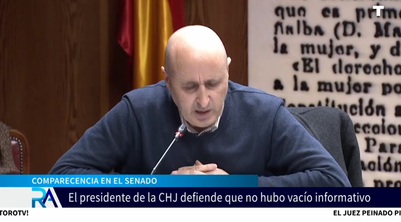 El presidente de la CHJ dice que los que dirigían el Cecopi no tenían ni idea