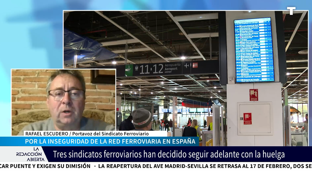 Sindicato Ferroviario: «Necesitamos un plan de choque para arreglar el ferrocarril»