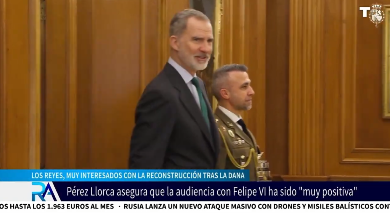 El Rey Felipe ha recibido en audiencia al presidente de la Comunidad Valenciana