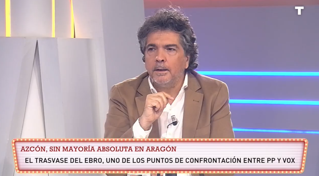 Mario Garcés: «A Sánchez no le preocupa Aragón, le preocupa el granero de Cataluña y Valencia»