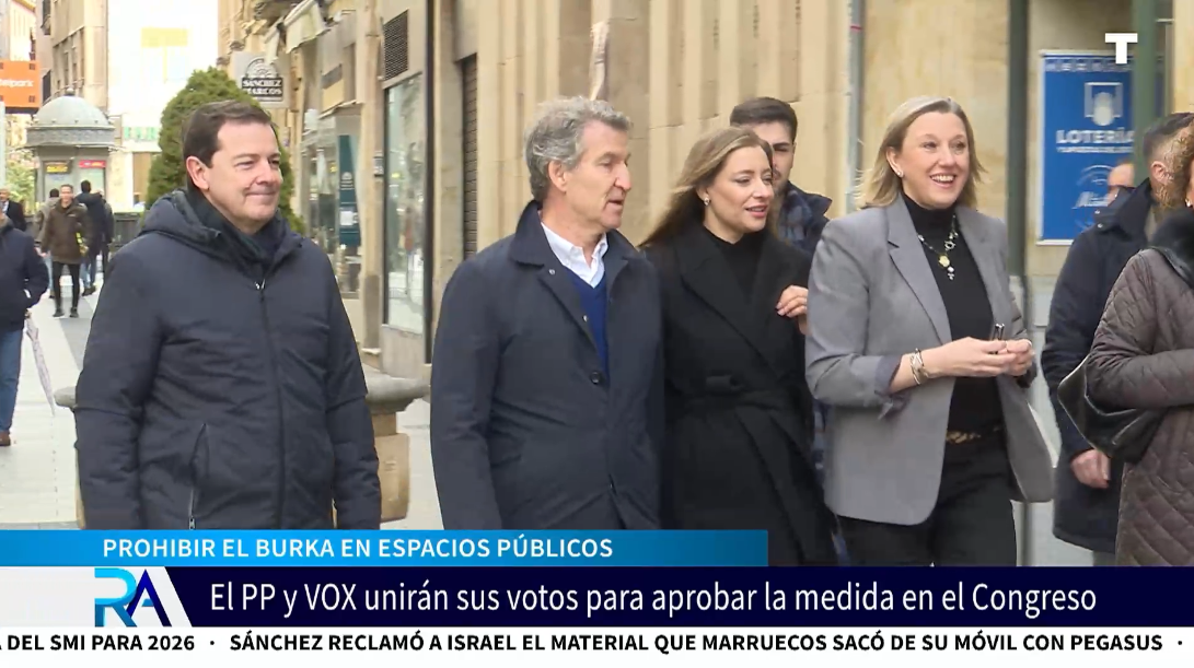 PP y VOX se unen en el Congreso para prohibir el burka en espacios públicos