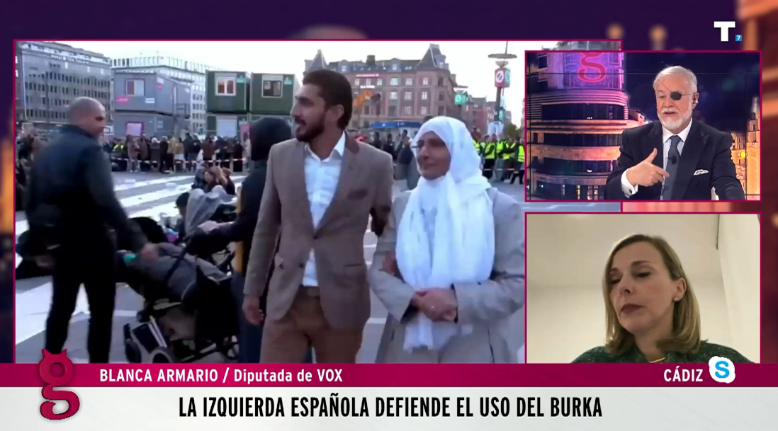 La izquierda feminista española defiende el burka