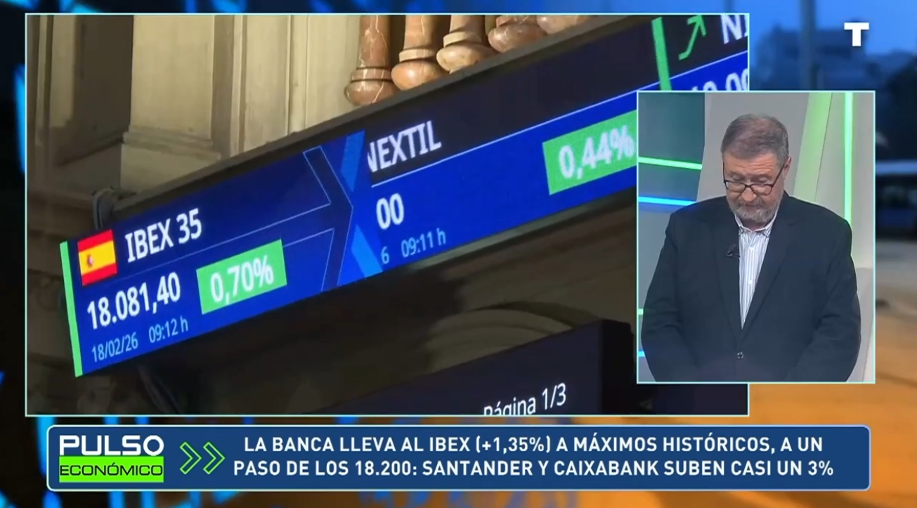La banca lleva al Ibex a máximos históricos