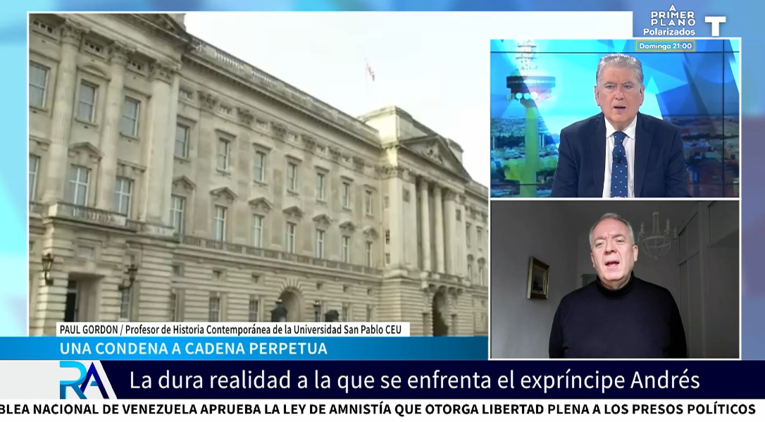 Paul Gordon sobre la detención del ex príncipe Andrés por sus vínculos por el caso Epstein: «La opinión pública está en estado de shock»