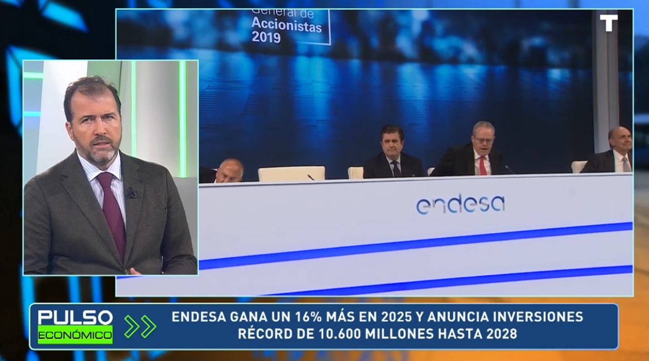 Endesa gana un 16% más en 2025 y anuncia inversiones récord de 10.600 millones hasta 2028