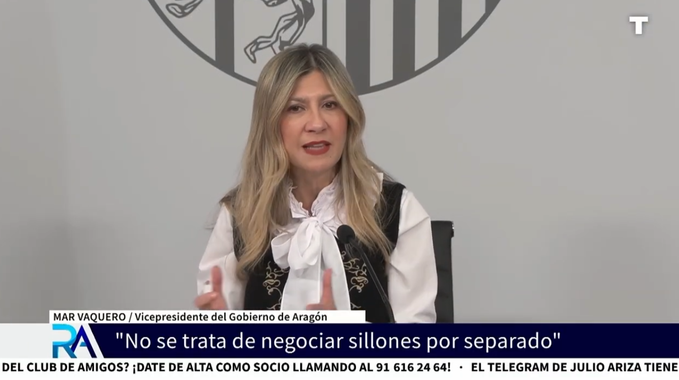 Mar Vaquero cree que habrá acuerdo entre PP y VOX en Aragón antes del 3 de marzo