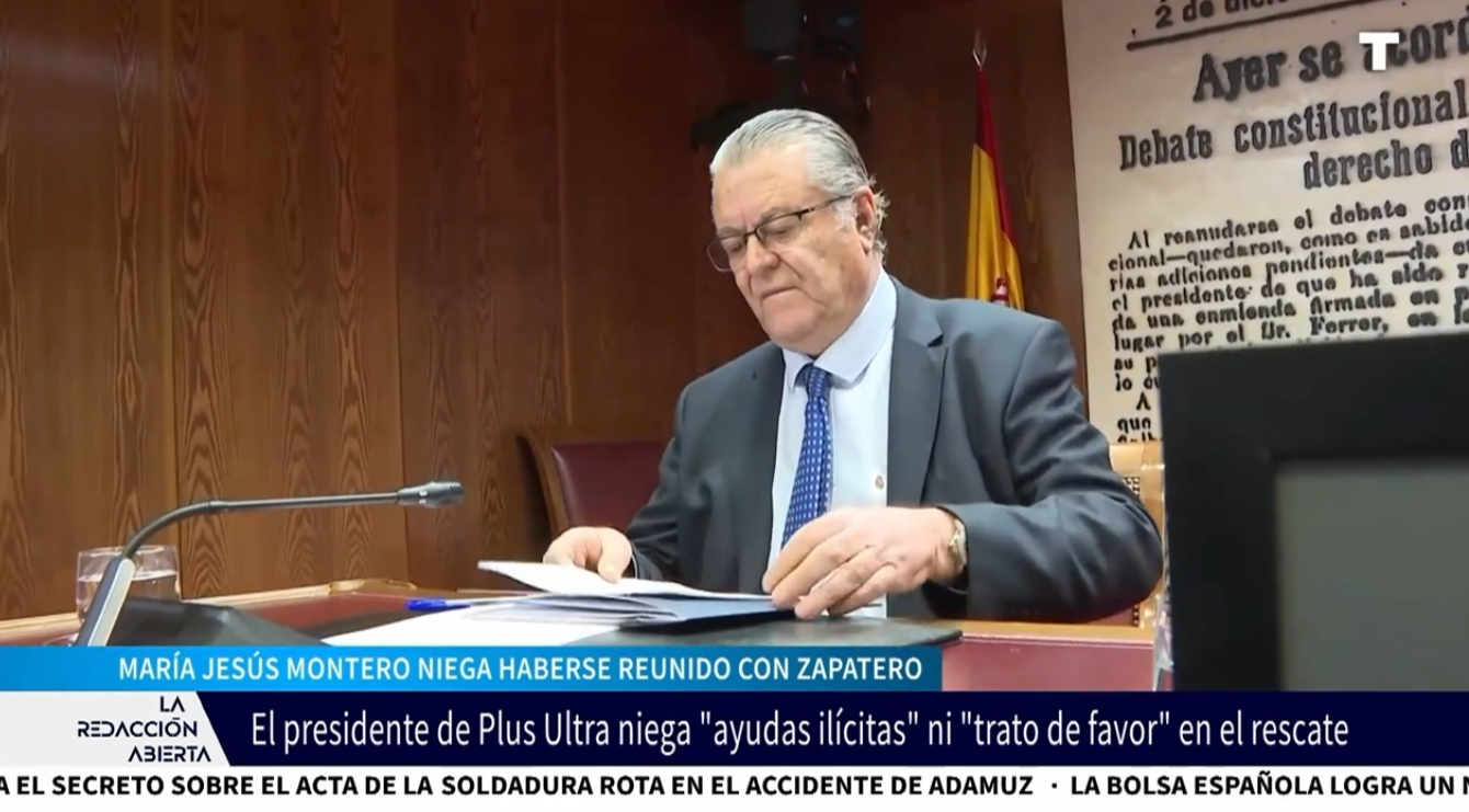 El presidente de Plus Ultra se atrinchera en el Senado: descarta trato de favor en el rescate