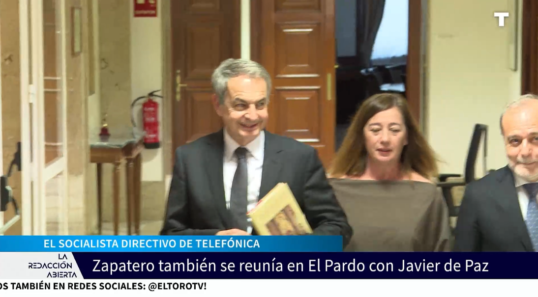 El escondite favorito de Zapatero: se reunió con un directivo de Telefónica en El Pardo
