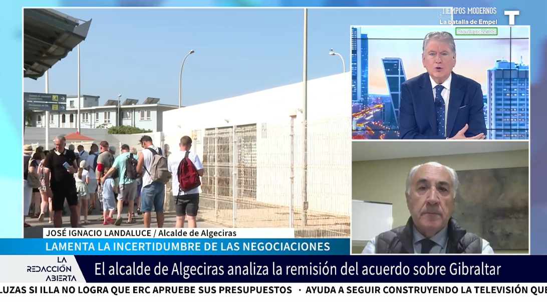 José Ignacio Landaluce analiza el acuerdo sobre Gibraltar acordado entre la Unión Europea y Reino Unido: «El Gobierno tiene que invertir en el campo de Gibraltar»