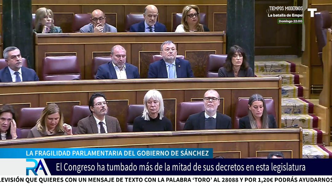 Sánchez humillado: el Congreso tumba más de la mitad de sus decretos