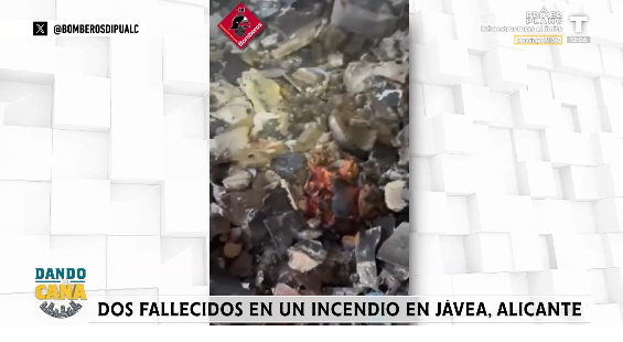 Dos fallecidos en un incendio en Jávea