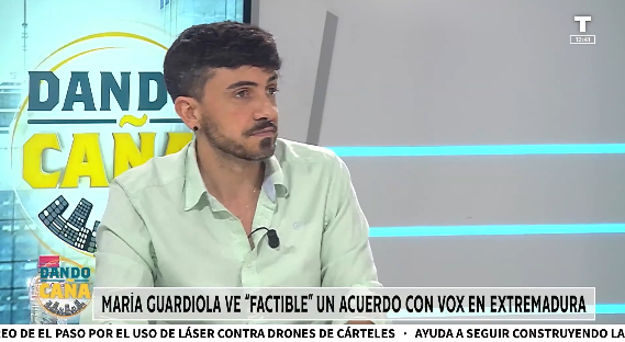 Isaac Parejo: «María Guardiola está travestida de Podemos»