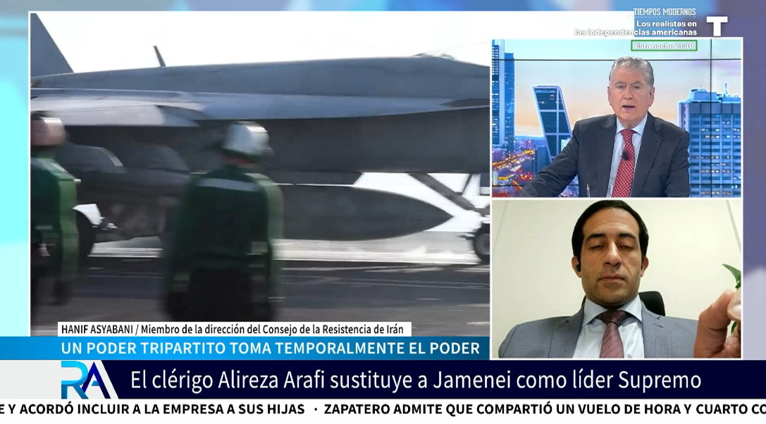 Hanif Asyabani: «Reza Pahlaví no gobernará, nunca se distanció de los crímenes de su padre»