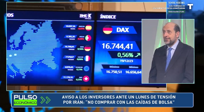 Aviso a los inversores ante un lunes de tensión por Irán: «no comprar con las caídas en Bolsa»