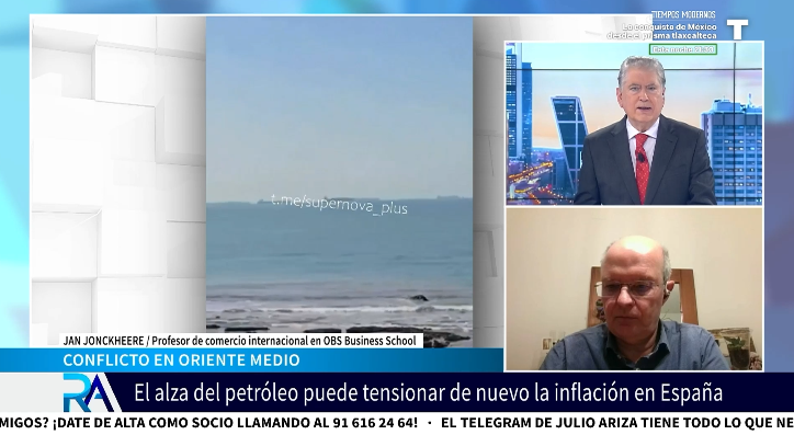 Jan Jonckheere explica los efectos económicos de la guerra de Irán: «Todo va a ser más caro»