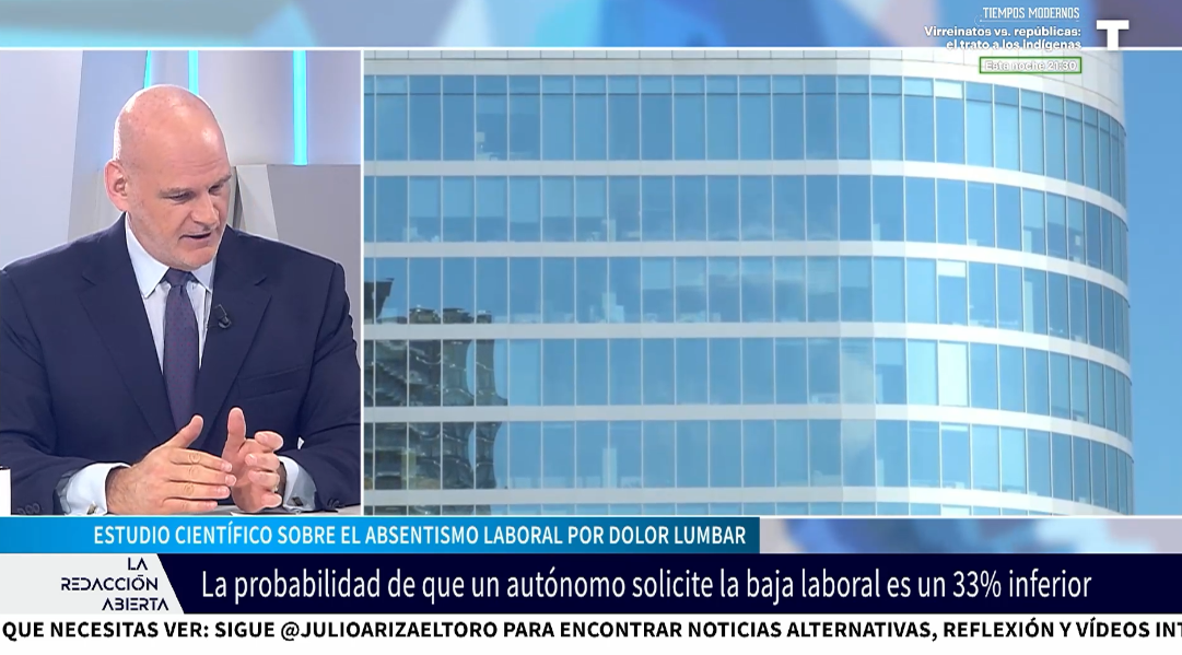 Doctor Kovacs: «El autónomo pide menos la baja y cuando la pide suele ser más corta»