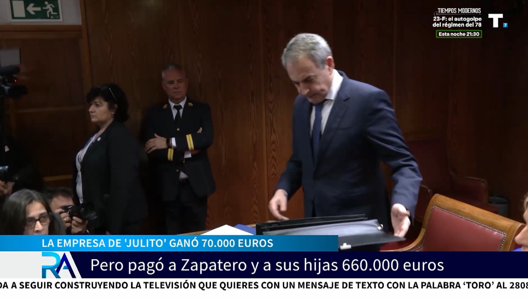 La empresa de ‘Julito’ ganó solo 70.000 euros… ¡pero pagó más de 660.000 a Zapatero y a sus hijas!