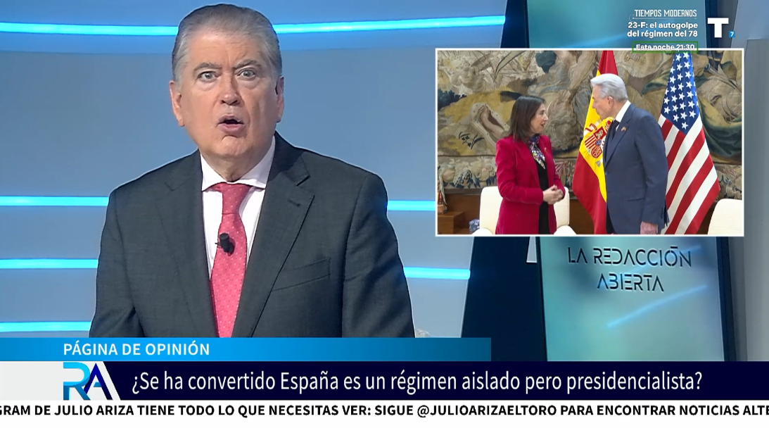 «¡Si ha MENTIDO hasta en el horario!» Horcajo NO se TRAGA la versión de Robles en la reunión con el embajador