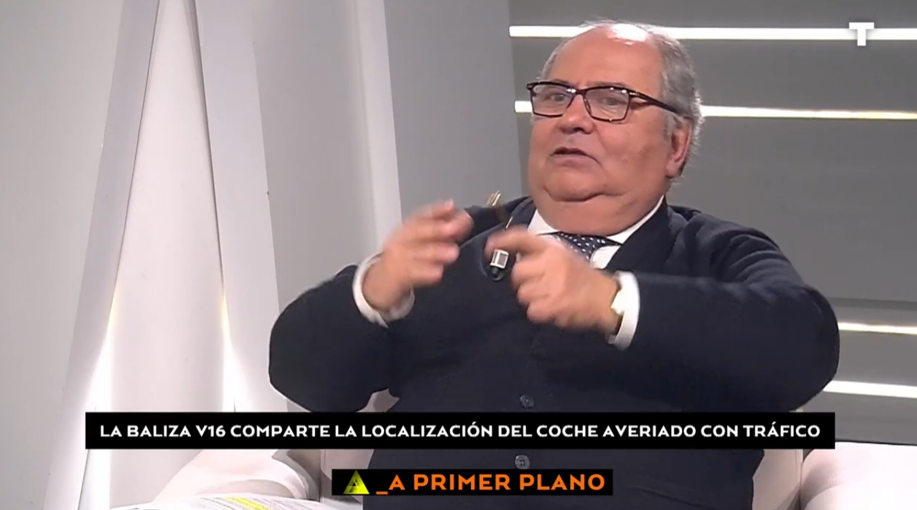 «Si alguien piensa que un CACO va a fiarse de un mapa…» Mario Arnaldo (AEA) NIEGA que las balizas v16 sean un IMÁN para la delincuencia