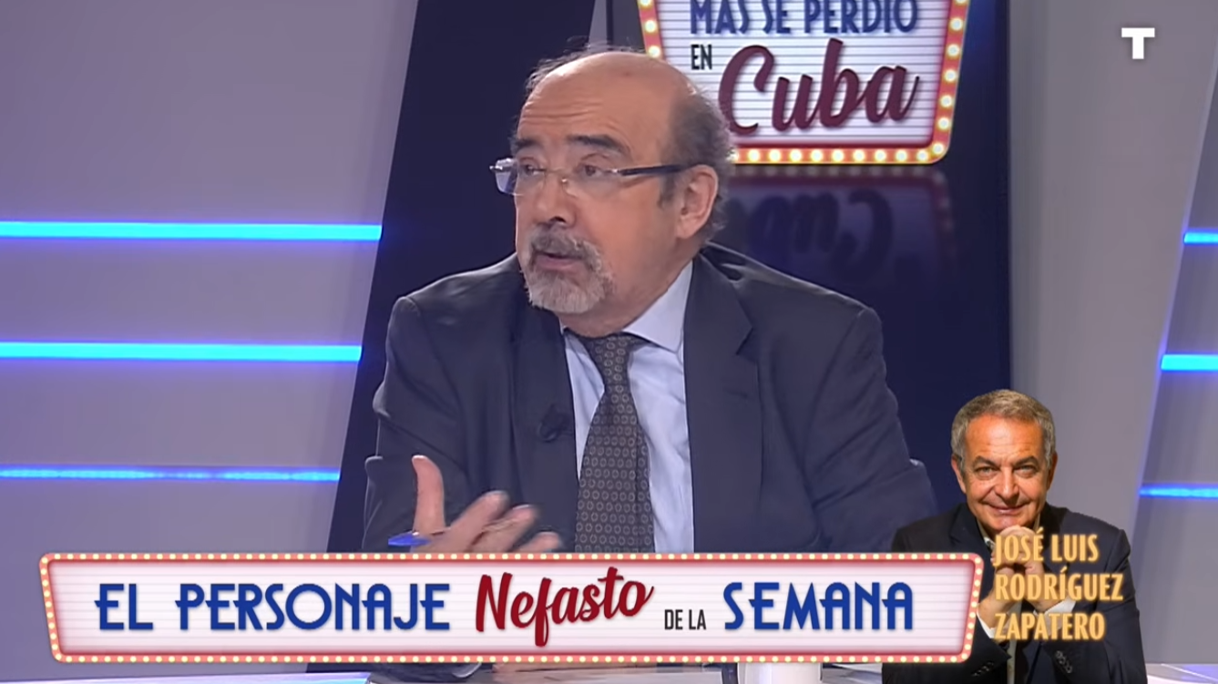 EL PERSONAJE NEFASTO DE LA SEMANA. Zapatero, un personaje nefasto por «retorcido, mentiroso y peligroso»