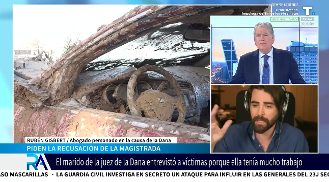 Rubén Gisbert califica de «salvajada» que el marido de la juez de la Dana participe en la instrucción