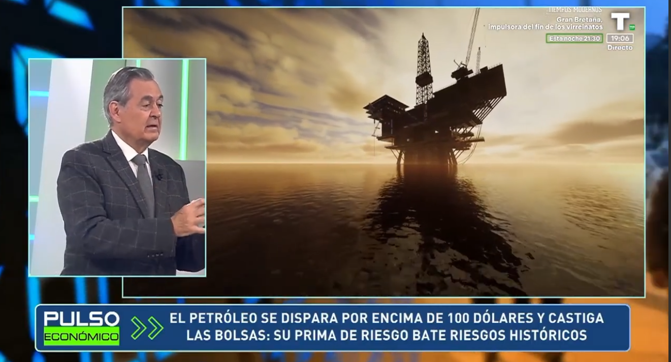 El petróleo se dispara por encima de 100 dólares y castiga las Bolsas