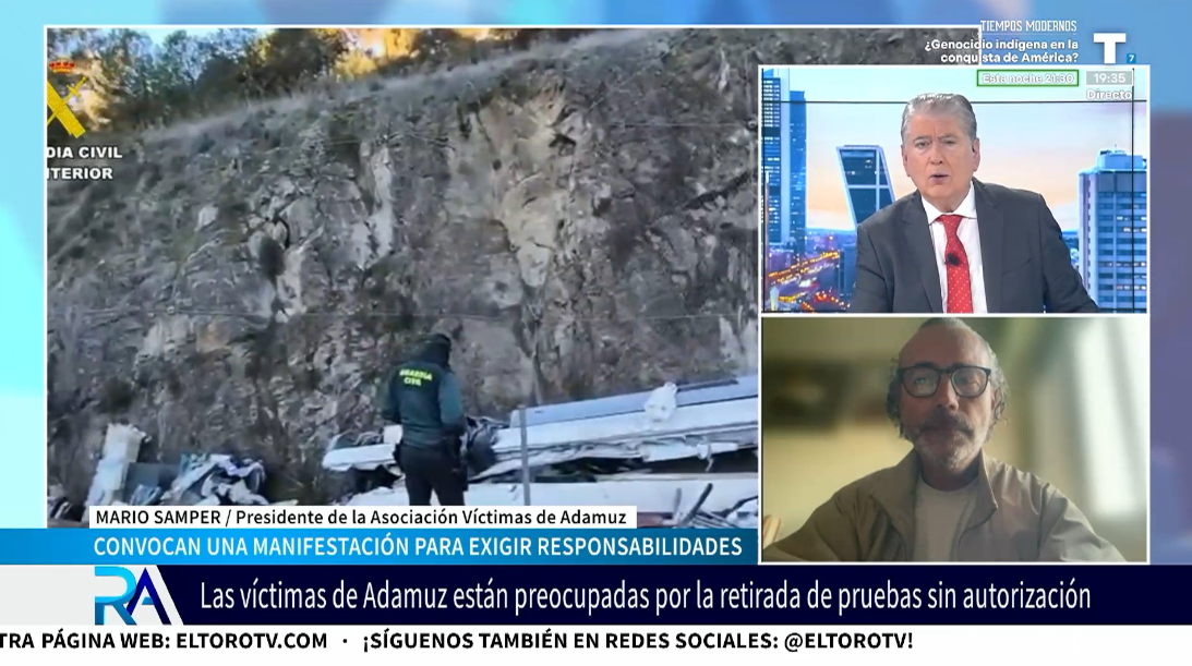 Mario Samper, víctima de Adamuz: «Seguimos psicológicamente mal como el primer día».