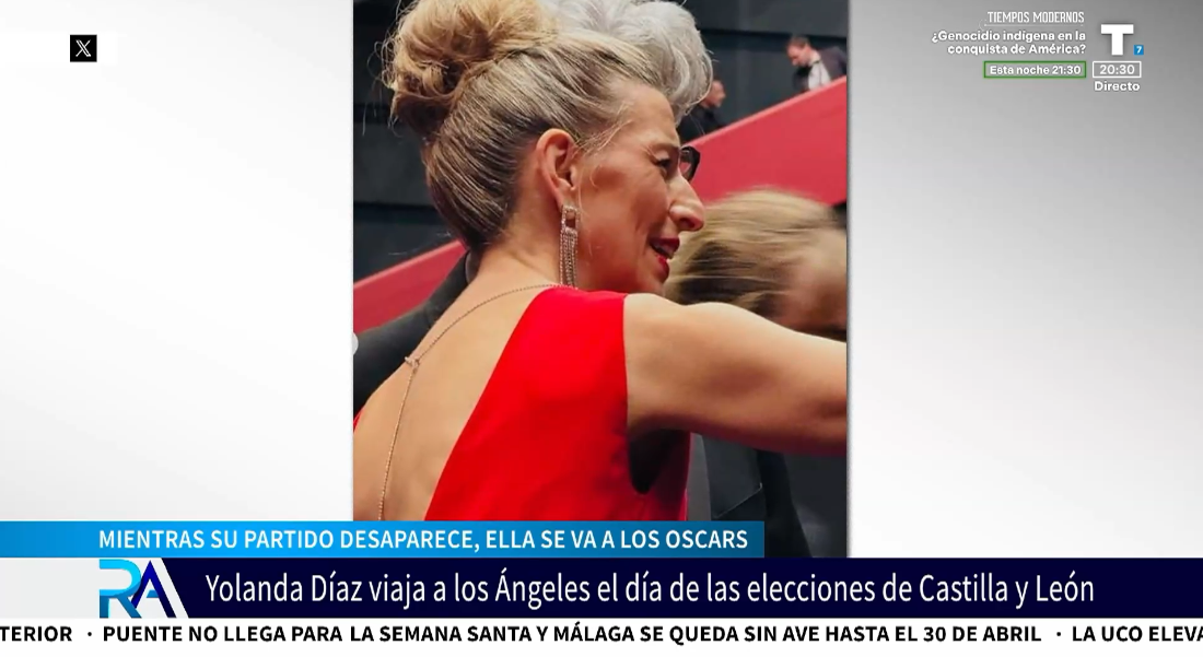 Yolanda Díaz se va a los Oscars mientras Sumar desaparece en Castilla y León