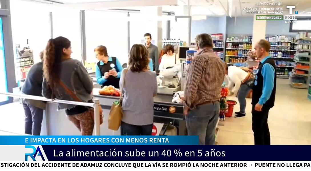 Así golpea la inflación a las familias: llenar la nevera cuesta un 40% más