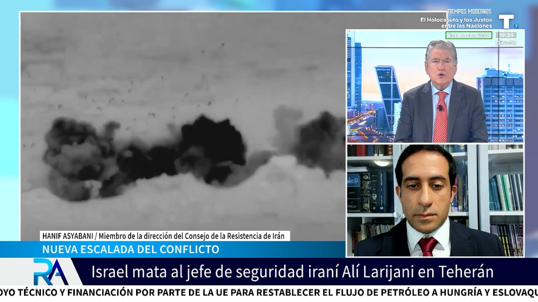 Hanif Asyabani: «Tras la muerte de Ali Larijani el régimen de los ayatolás queda muy débil»