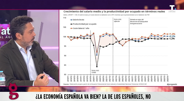 Sánchez miente sobre la situación económica