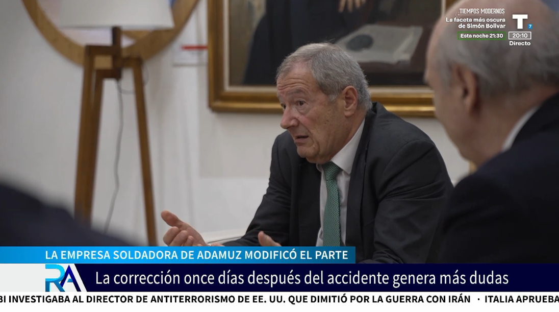 La empresa soldadora de Adamuz MODIFICÓ el parte del carril roto DESPUÉS del accidente