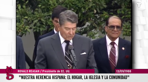 El emocionante discurso de Reagan sobre la herencia hispana: