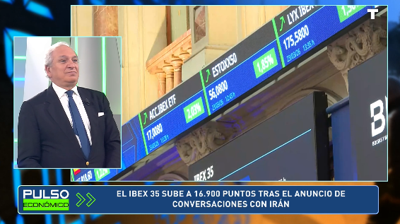 El Ibex 35 sube a 16.900 puntos tras las palabras de Trump sobre las negociaciones