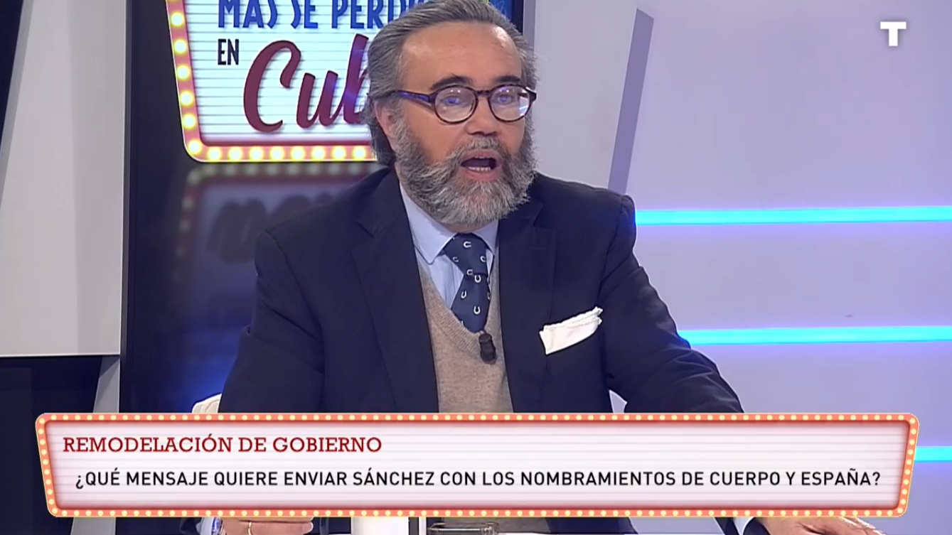 José María Sánchez: «Con la elección de Carlos Cuerpo quiere dar una imagen más presentable del Gobierno»