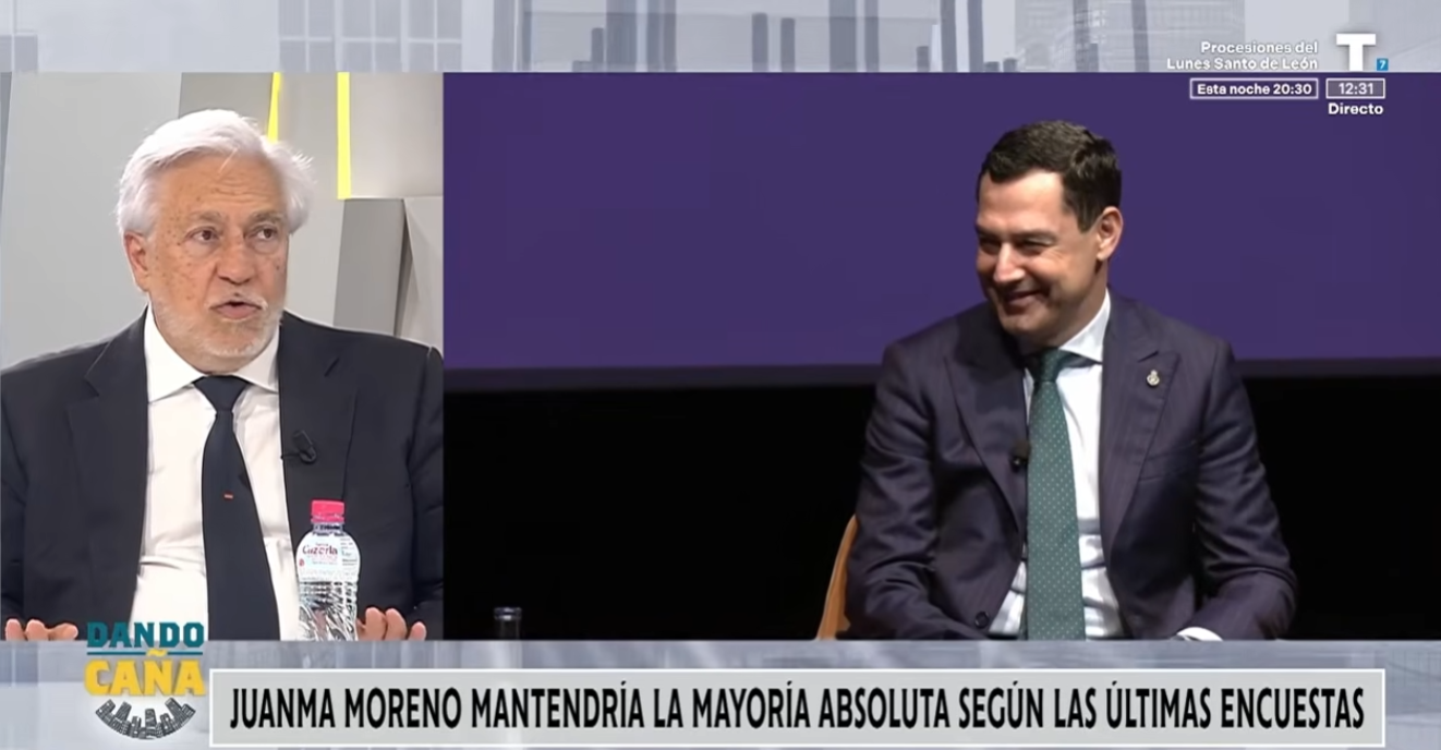 Julio Ariza: «Moreno Bonilla, con todos mis respetos, es la izquierda andaluza»
