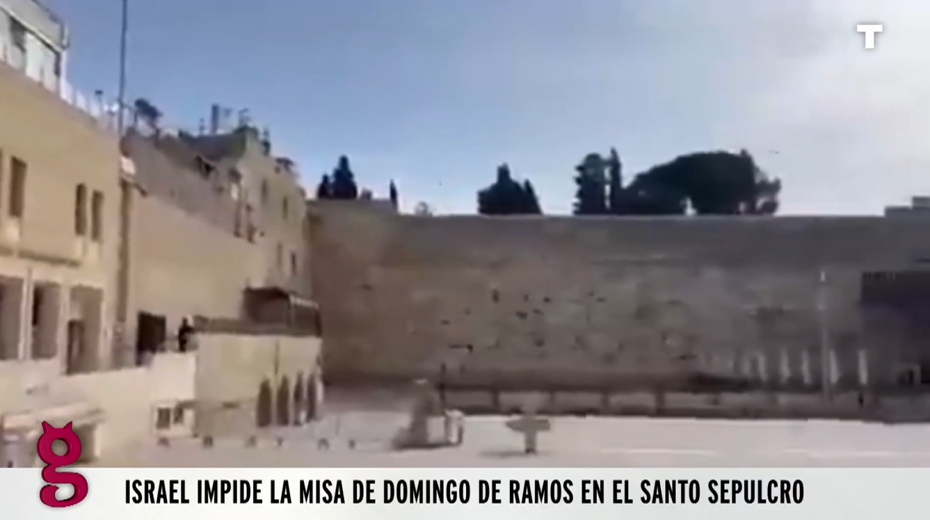 ISRAEL deja a los CRISTIANOS sin DOMINGO DE RAMOS
