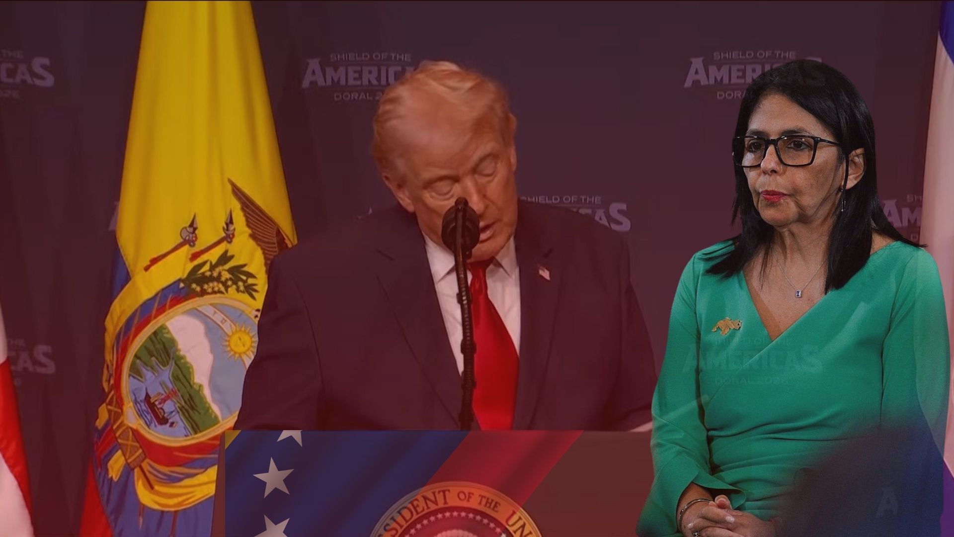 El Gobierno de Trump notifica a la Justicia de Estados Unidos el reconocimiento oficial de Delcy Rodríguez como jefa de Estado de Venezuela