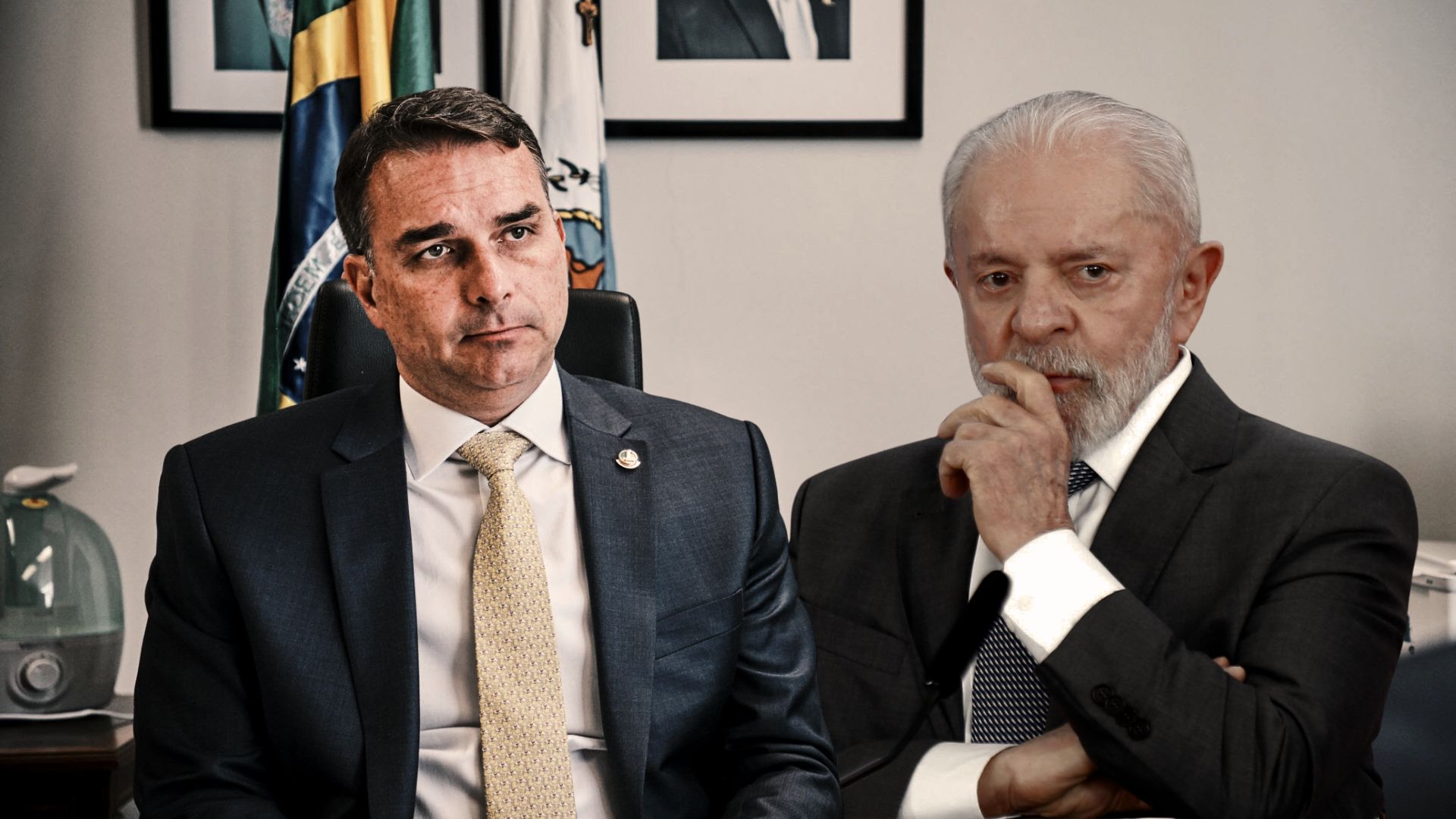 Lula y Flávio Bolsonaro empatan por primera vez en una encuesta para las presidenciales de Brasil