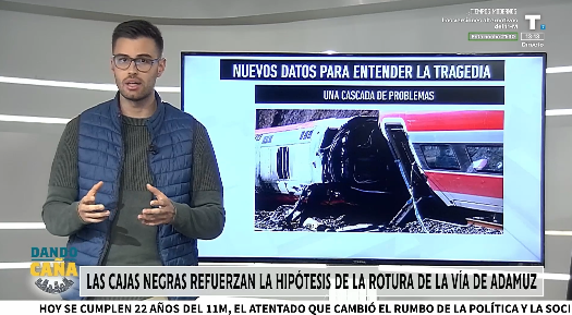 Las cajas negras refuerzan la hipótesis de la rotura de la vía en Adamuz