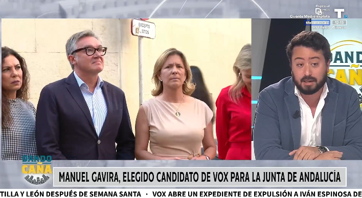 Manuel Gavira, candidato de VOX a la Junta de Andalucía