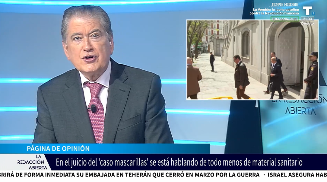 ¡Se habla de todo menos de mascarillas! El reproche de Horcajo al tribunal que juzga a Ábalos y Koldo