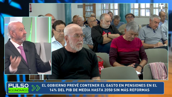 El Gobierno prevé contener el gasto en pensiones en el 14% del PIB de media hasta 2050 sin más reformas