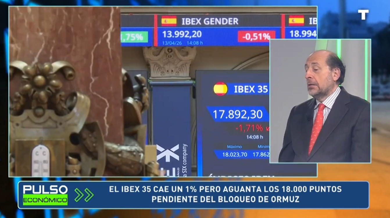 El Ibex 35 cae un 1% aguanta los 18.000 puntos pendiente del bloqueo de Ormuz