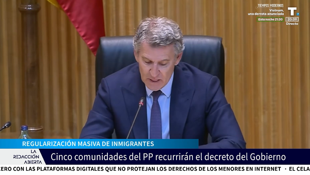 Feijóo pide conocer el número exacto de inmigrantes que serán regularizados