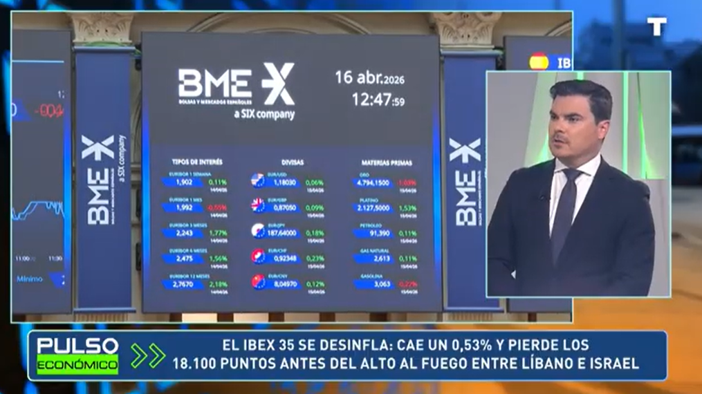 El Ibex se desinfla: cae un 0,53% y pierde los 18.100 puntos