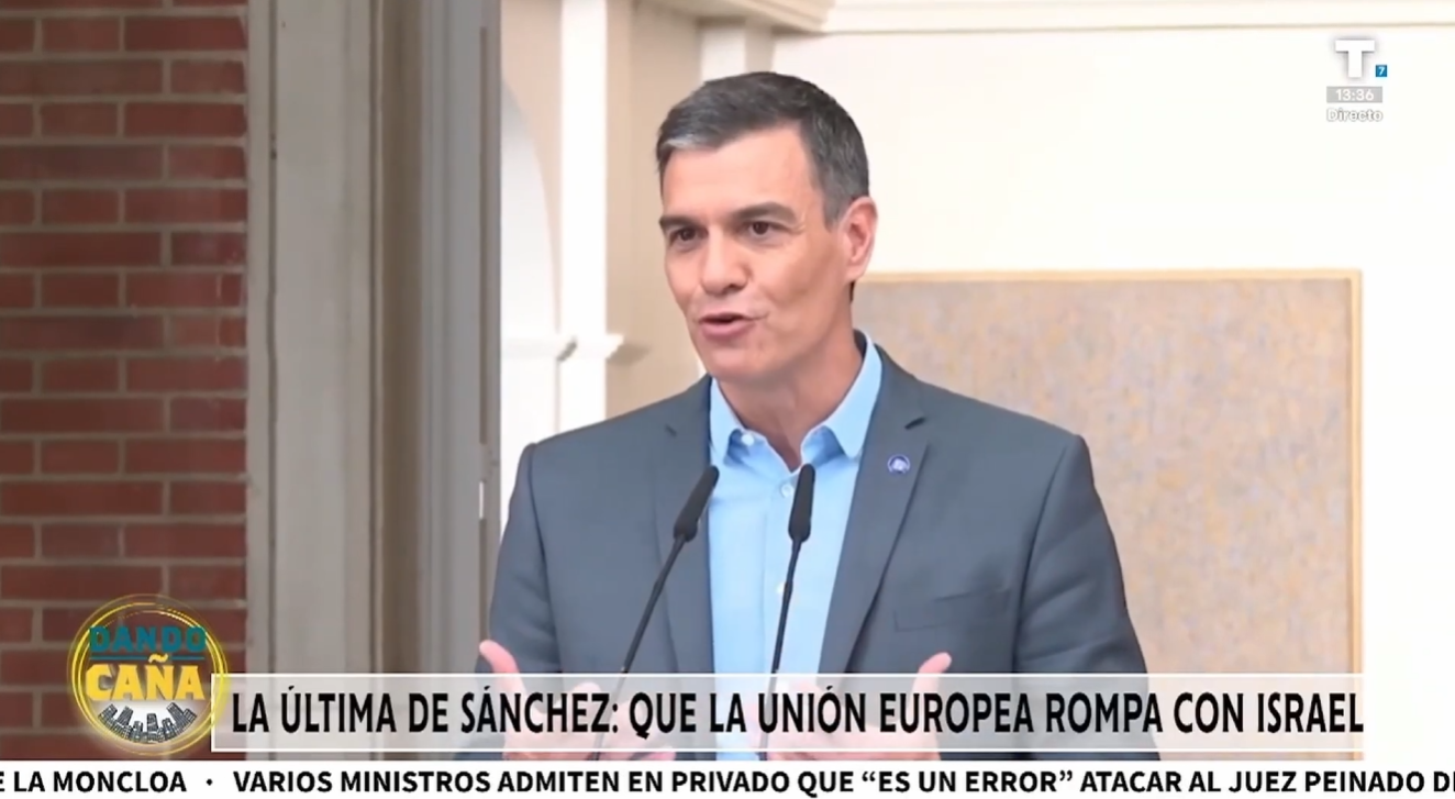 Sánchez vuelve a enfadar a Israel: pide ahora a la UE romper el acuerdo de asociación