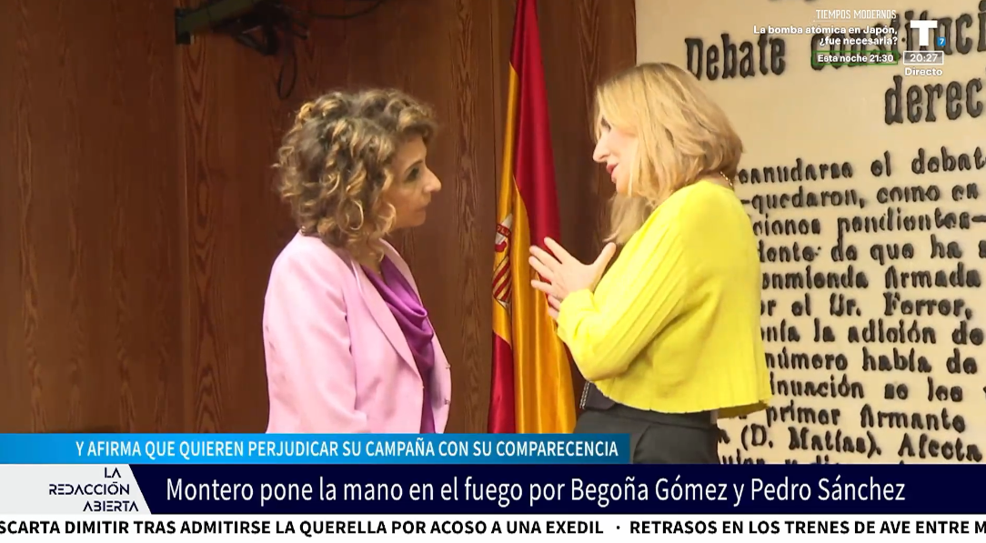 Montero cabreada en el Senado por perderse la noche del ‘pescaíto’ de la Feria de Sevilla